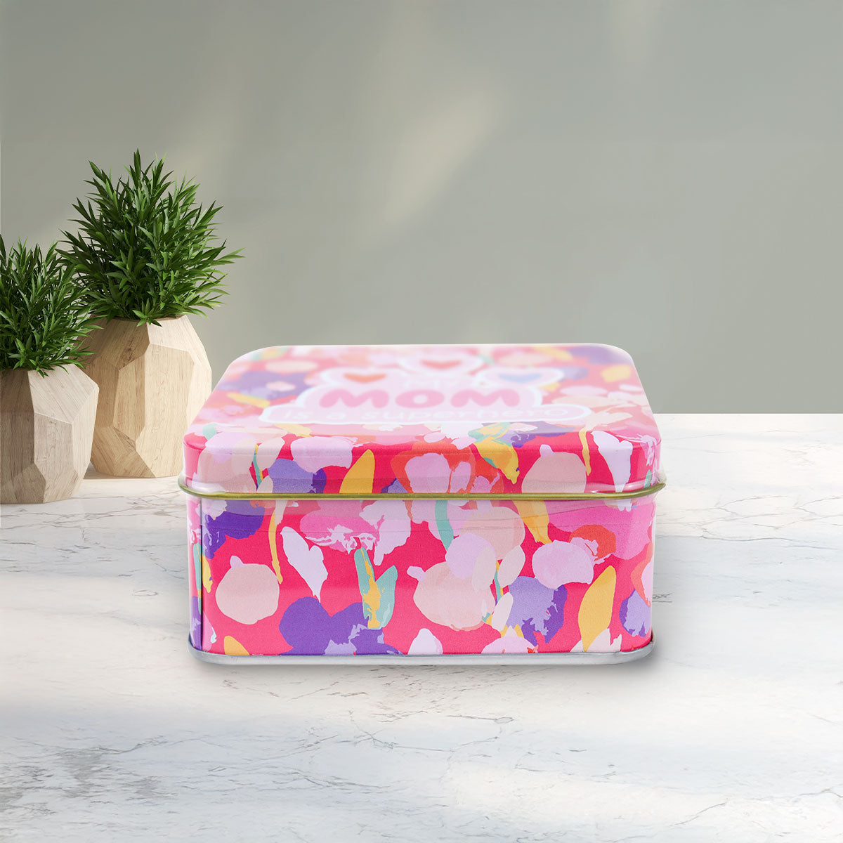 Lata de Metal con Tapa, "My Mom is a Superhero"