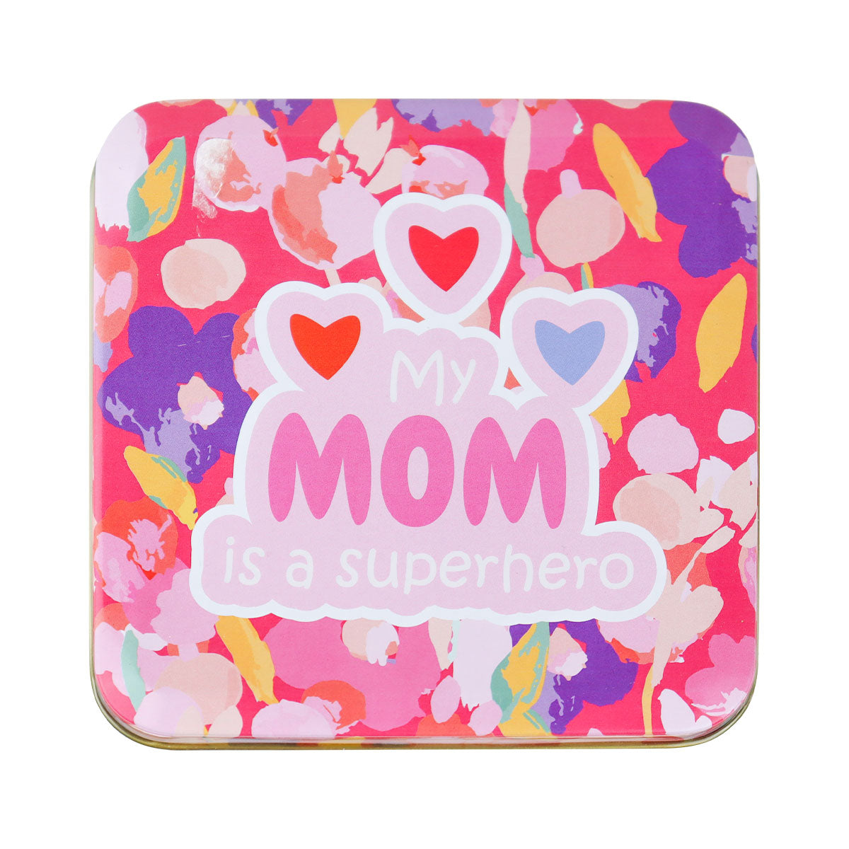 Lata de Metal con Tapa, "My Mom is a Superhero"