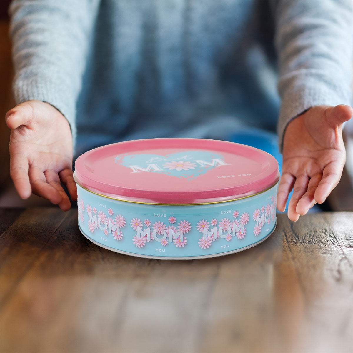 Caja de Galletas de Mantequilla "Best Mom" 300 gr