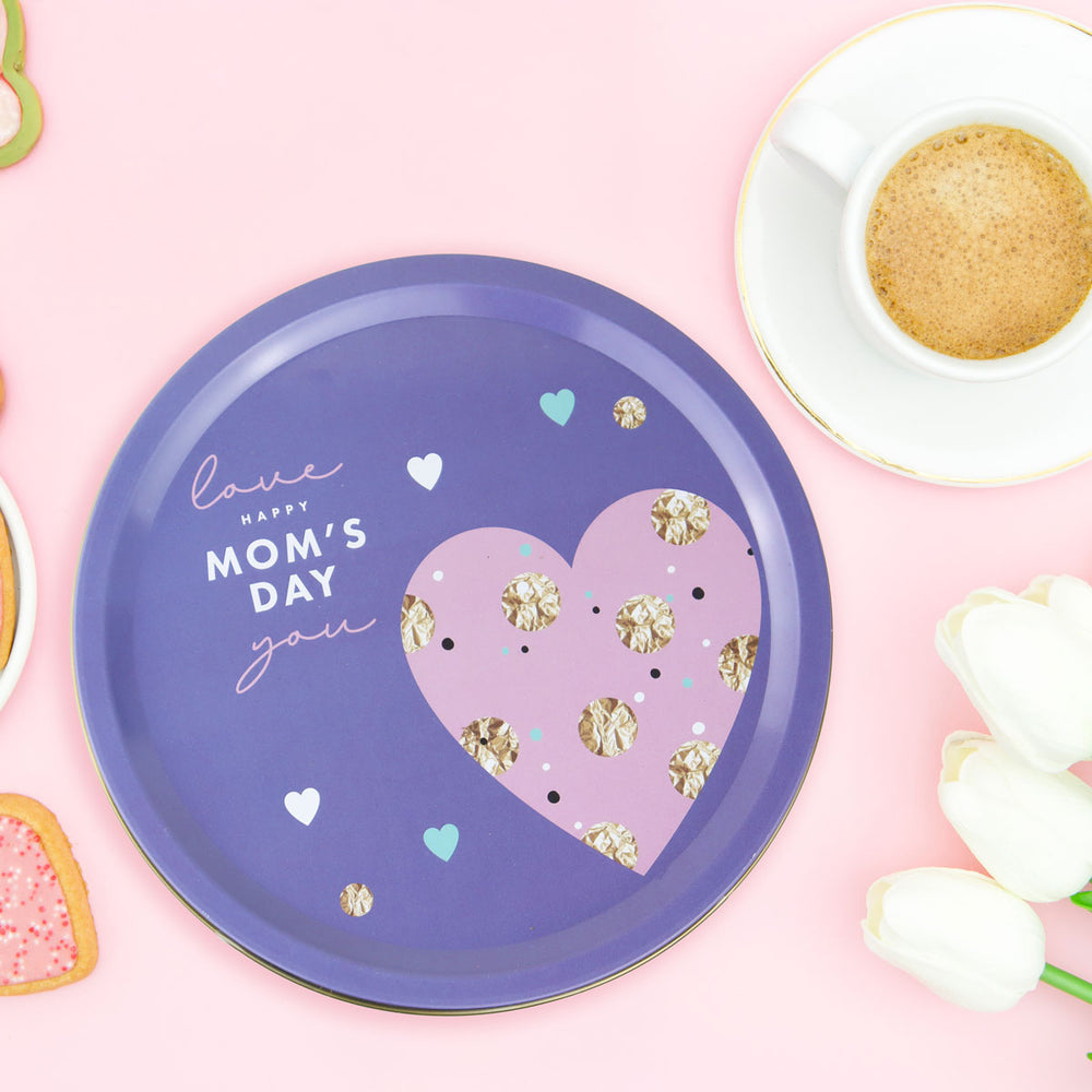 Caja de Galletas de Mantequilla "Happy mom's day" 300 gr