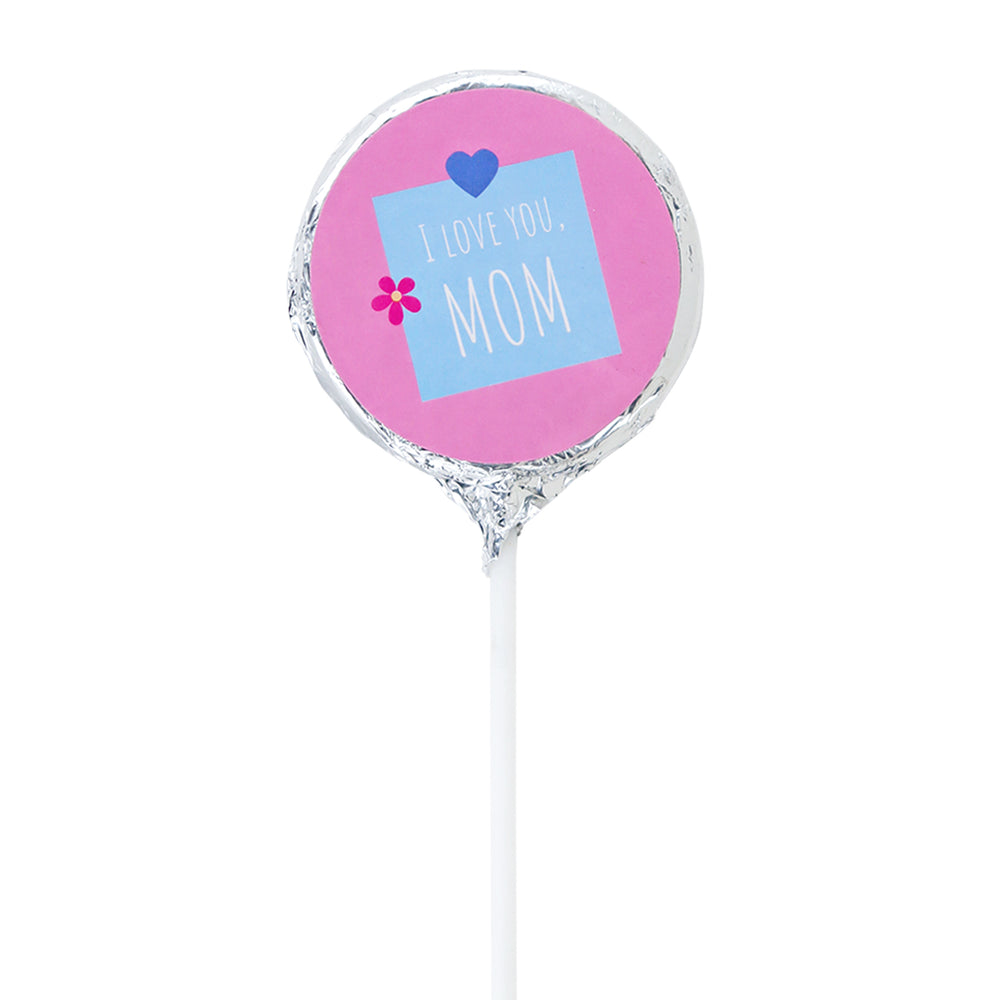 Paleta de Chocolate "I love you, mom"