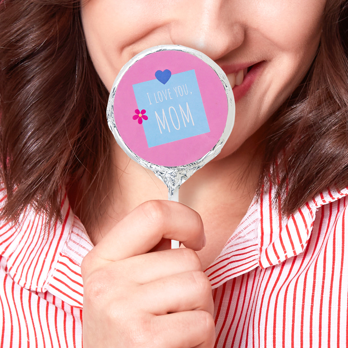 Paleta de Chocolate "I love you, mom"