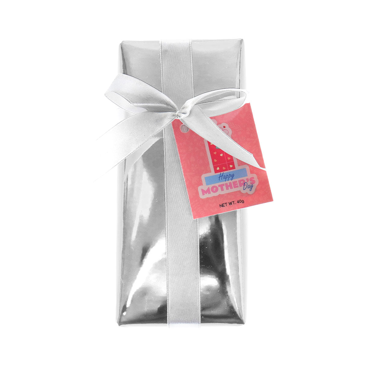 Paquete de 4 Chocolates, Día de las Madres, Color Plata