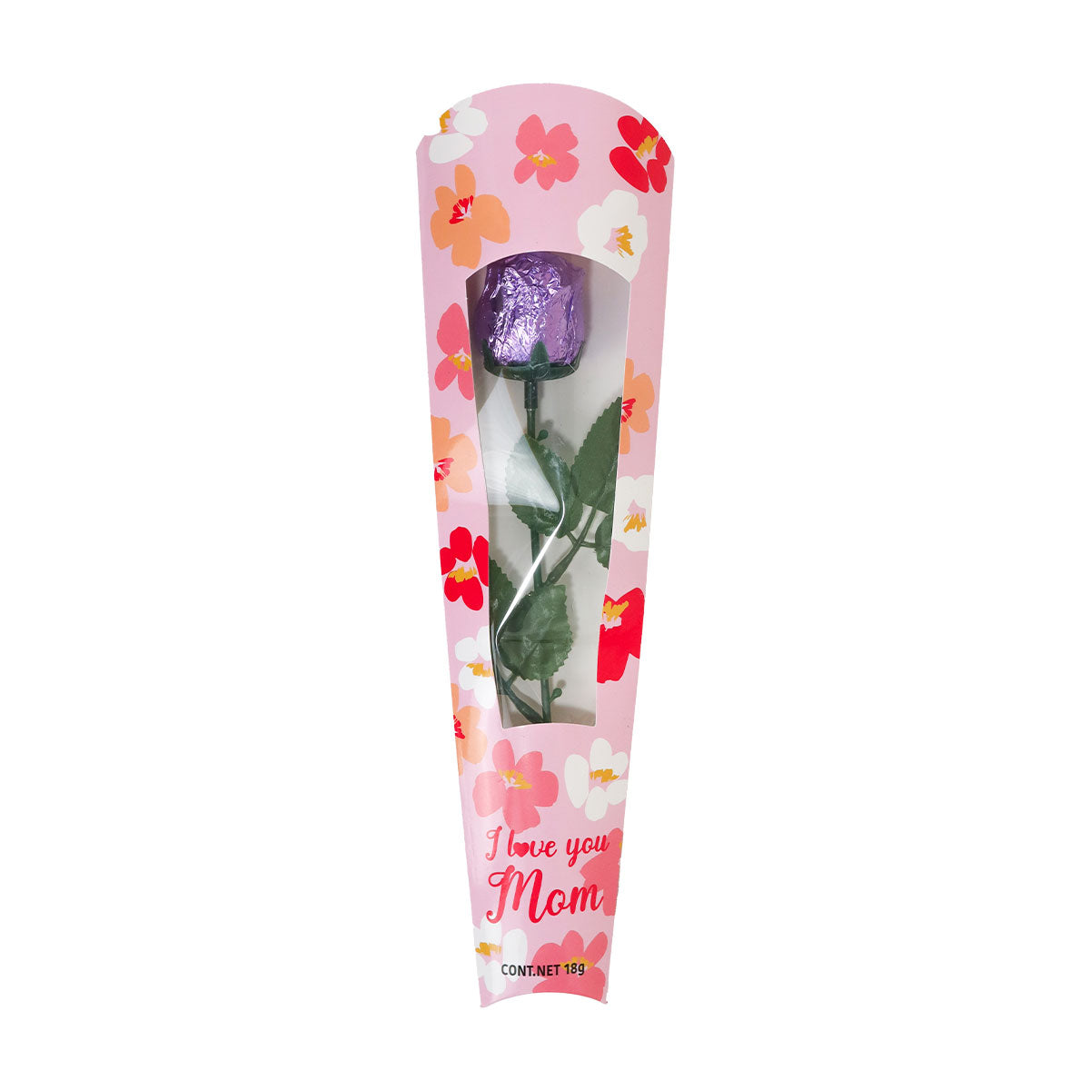Rosa de Chocolate "I love you Mom" 18 g