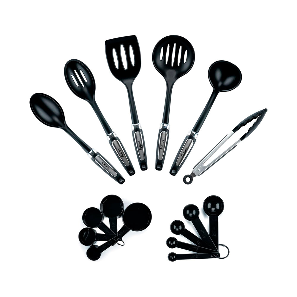 Juego de Utensilios de Cocina de Silicona Antiadherentes, Smirly, 16 Piezas