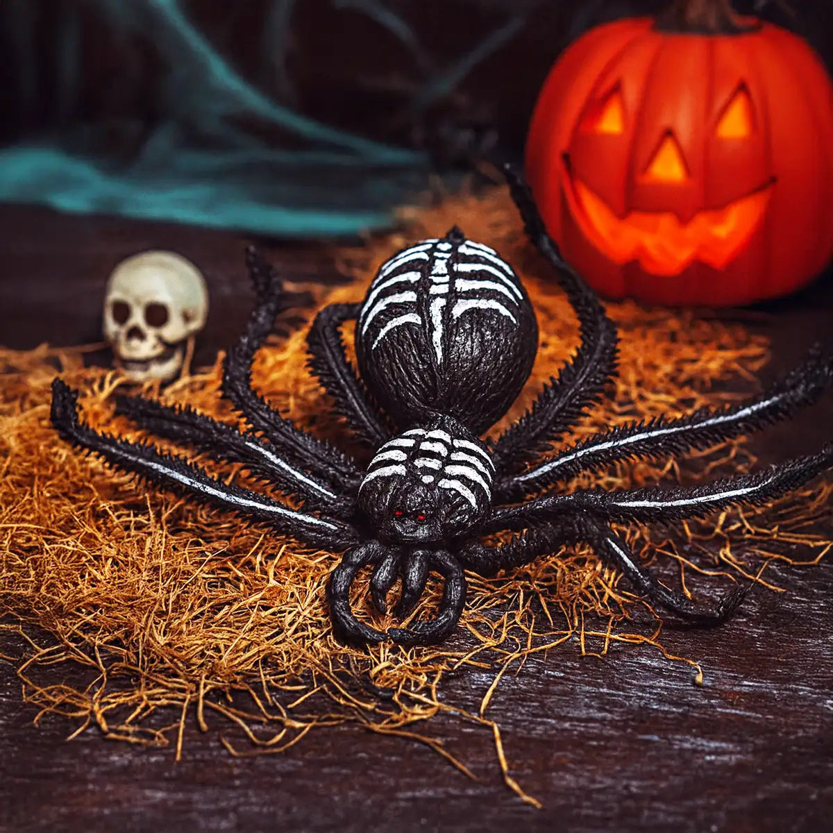 Araña, Plástico, Decoración Halloween