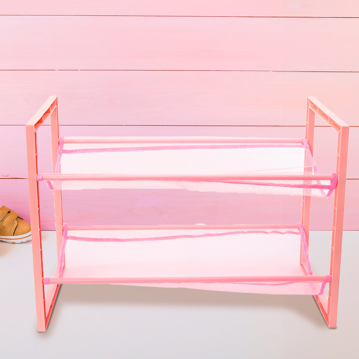 Estante de Almacenamiento de Tela de 2 Niveles, Room2Room