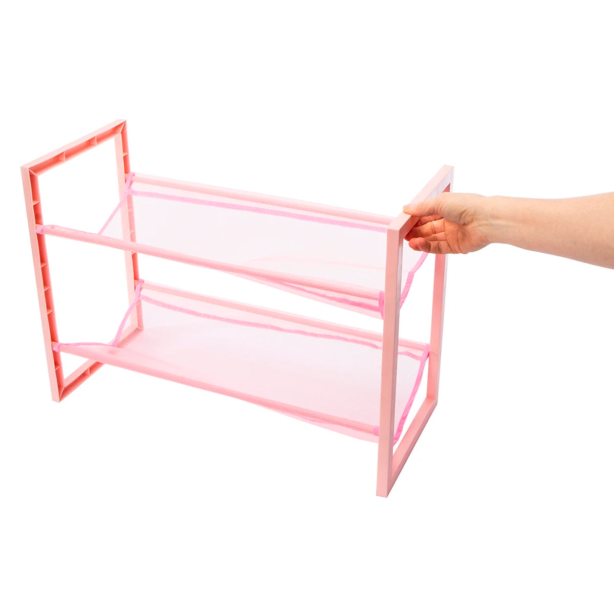 Estante de Almacenamiento de Tela de 2 Niveles, Room2Room