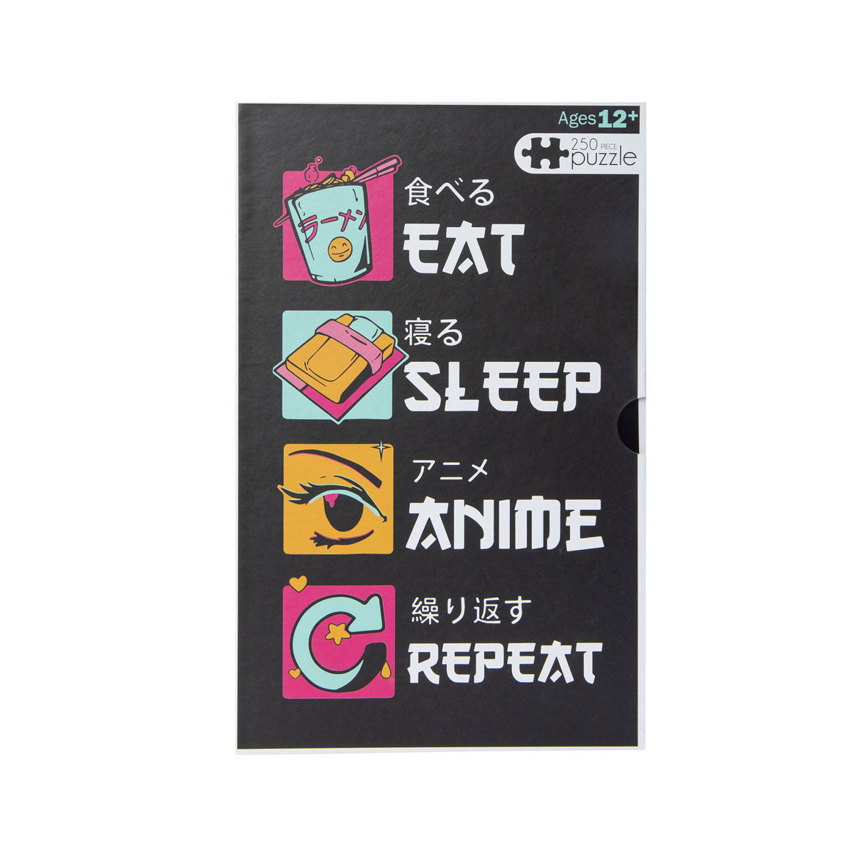 Rompecabezas, Eat Sleep Anime Repeat, 250 piezas