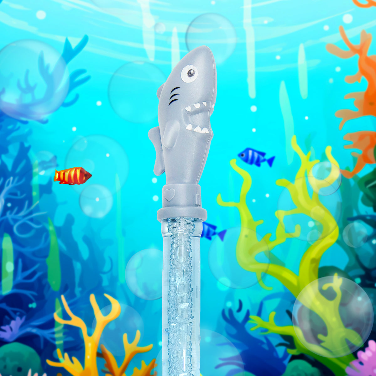 Vara de Burbujas, Tiburón, Color Gris