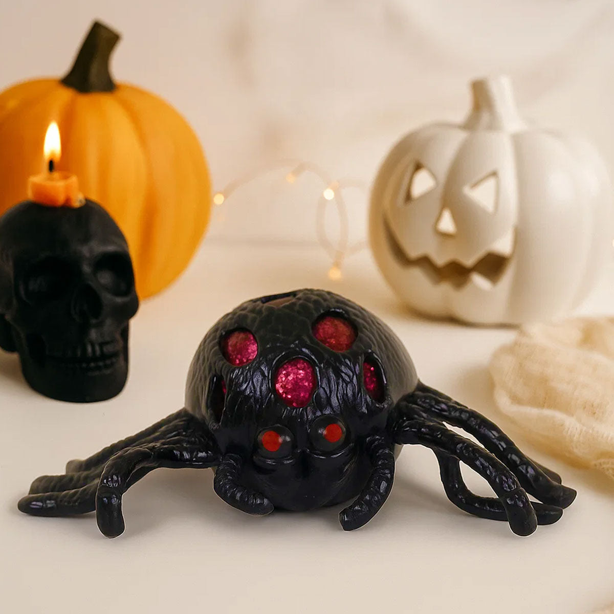 Araña, Pelota Antiestrés, Color Rojo