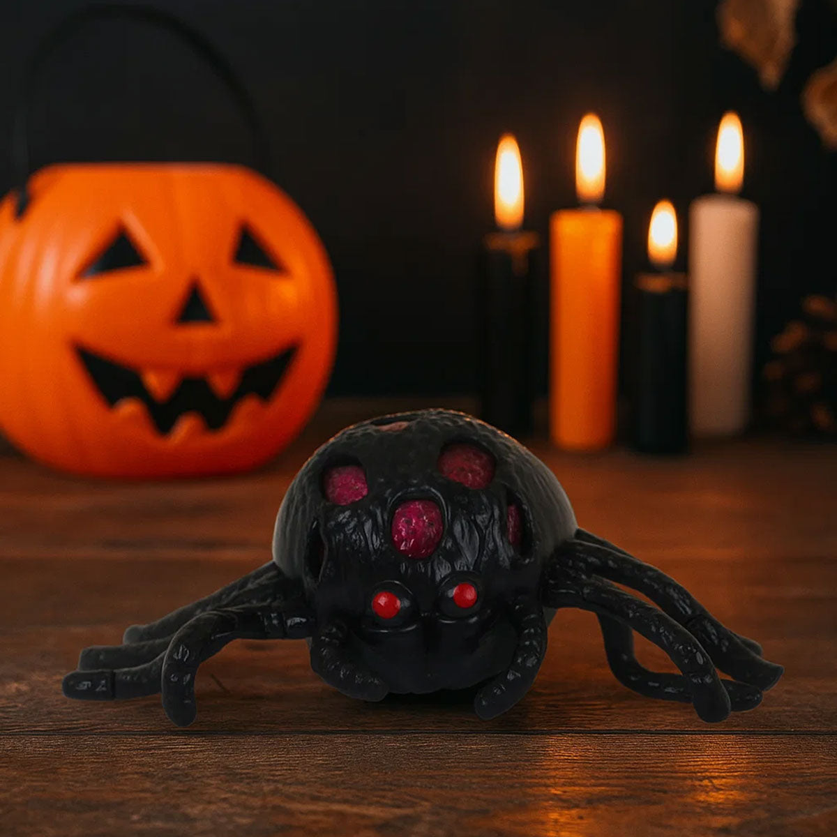 Araña, Pelota Antiestrés, Color Rojo