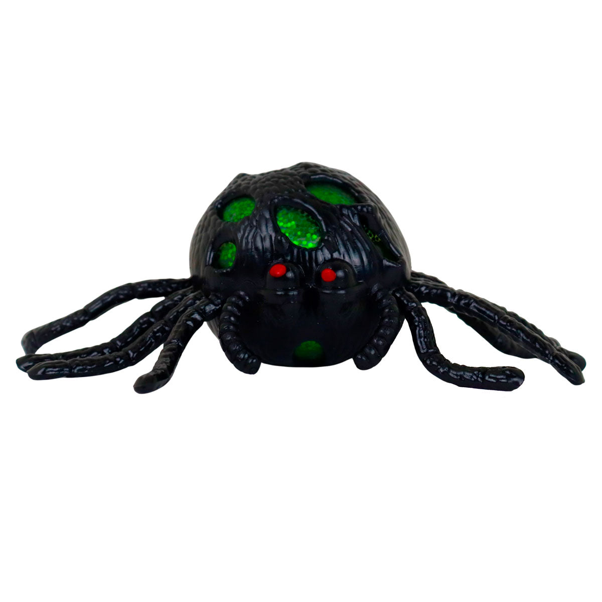 Araña, Pelota Antiestrés, Ojos Color Verde