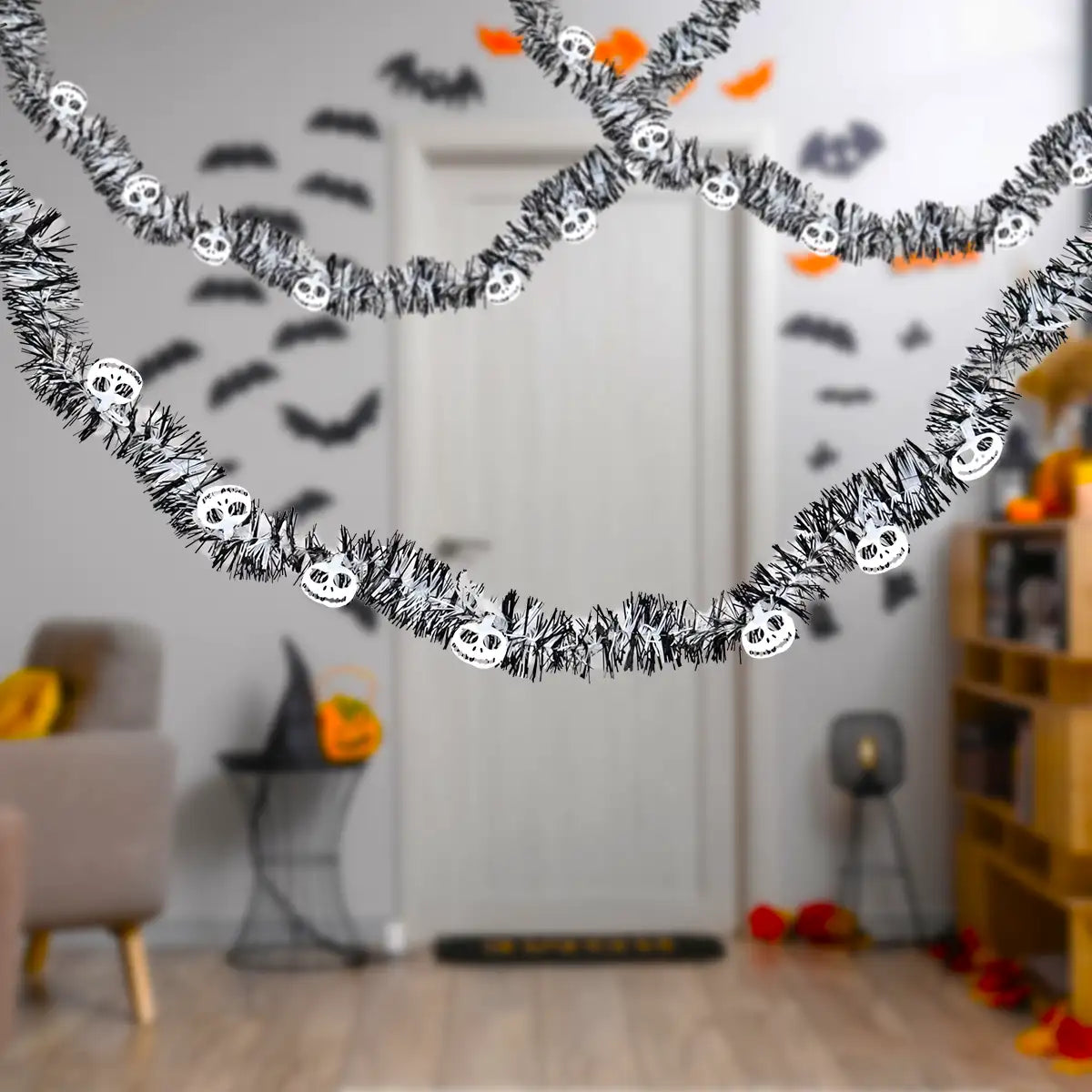 Calaveras, Decoración de Tinsel