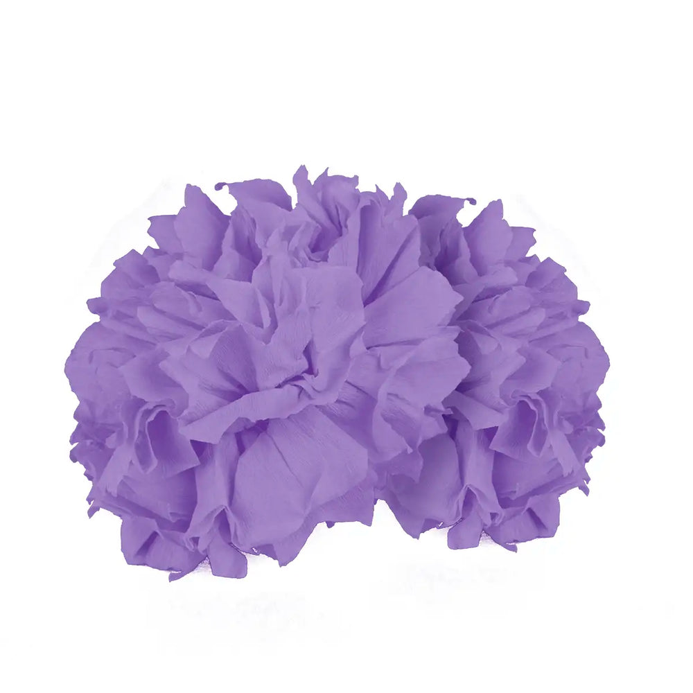 Cempasúchil de Papel China, 2 pzas, Color Morado