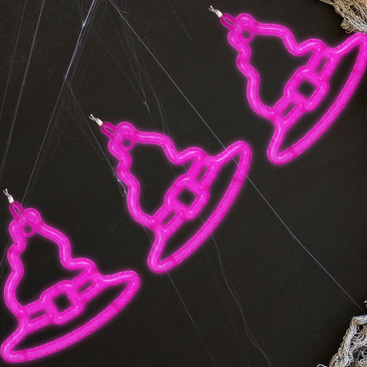 Luces en Forma de Sombrero Bruja