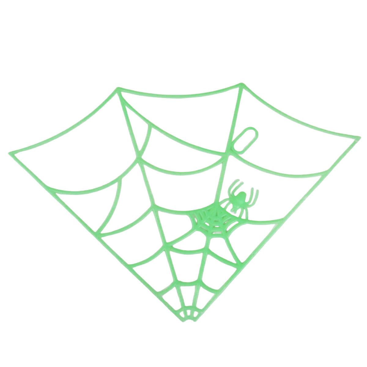 Decoración Colgante con Diseño de Telaraña, Fosforescente