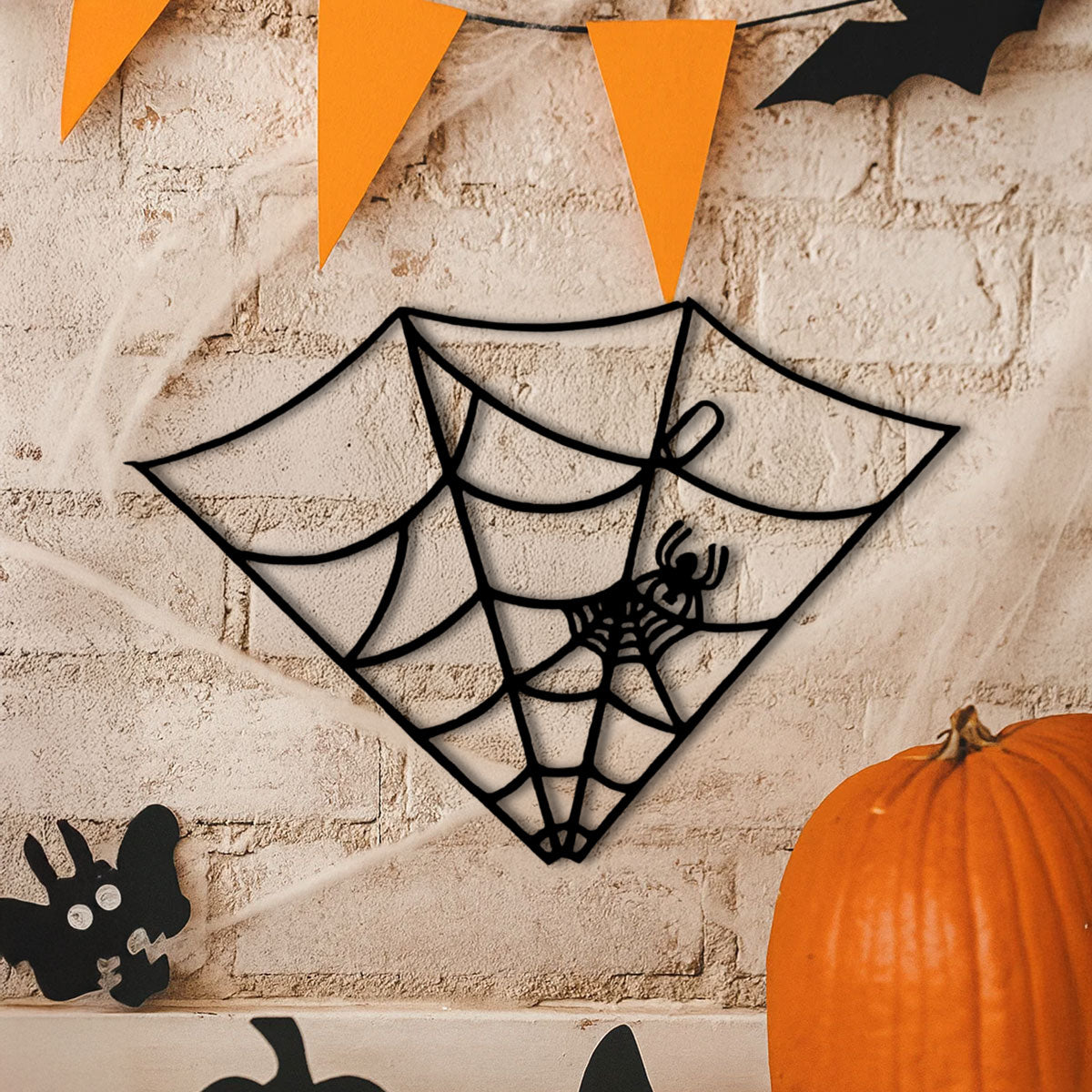 Telaraña, Decoración Colgante, Color Negro