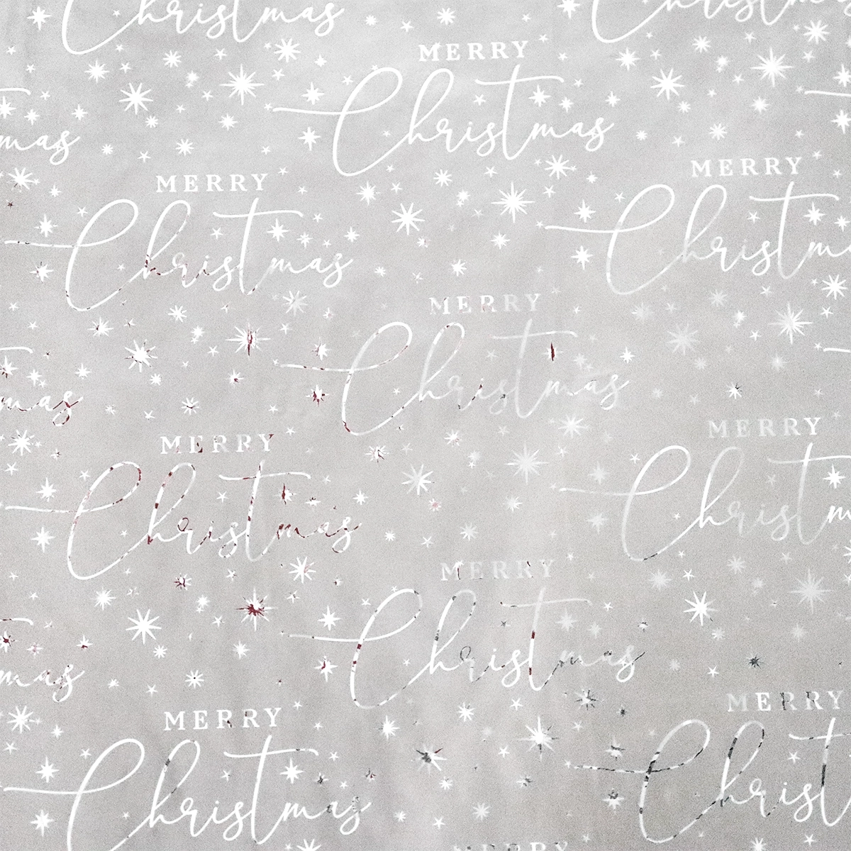 Papel Navideño para Envolver Regalos, Merry Christmas, Brillante