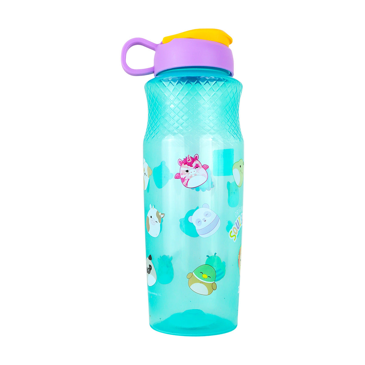 Botella de Agua con Dibujos Animados, Color Aqua, 880 ml