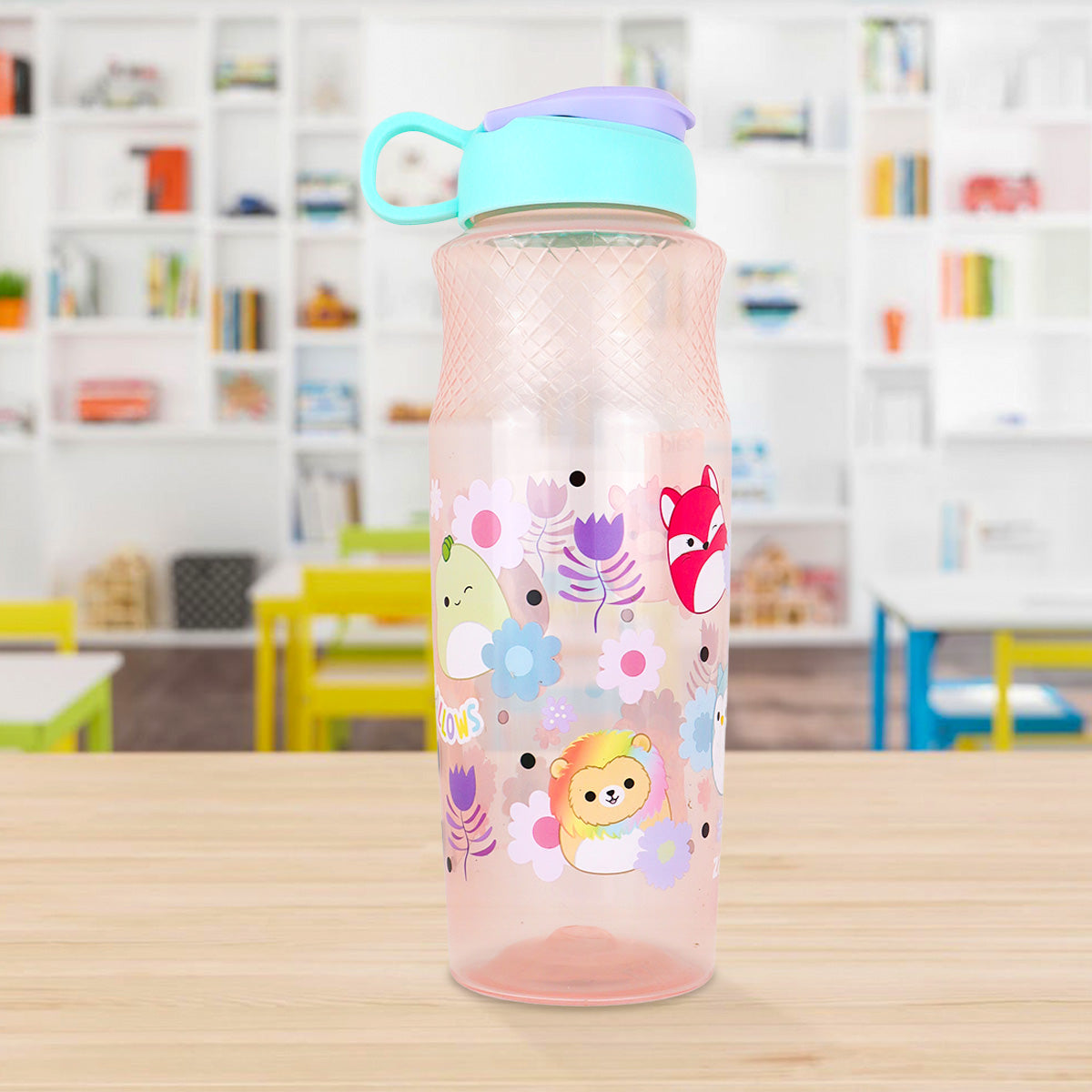 Botella de Agua con Dibujos Animados, 880 ml