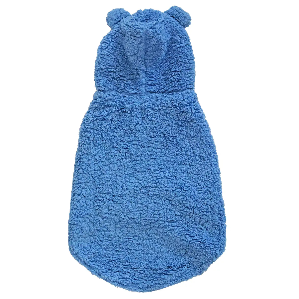 Chaleco de Peluche para Mascota, Color Azul