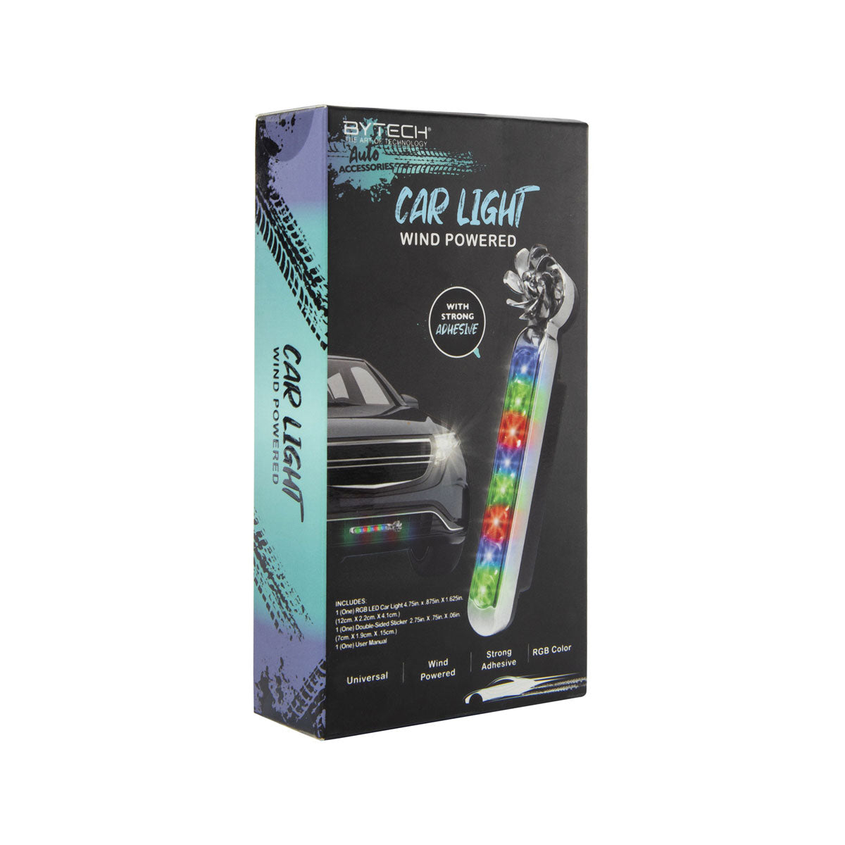 Luz de Parrilla de Coche Impulsada por el Viento