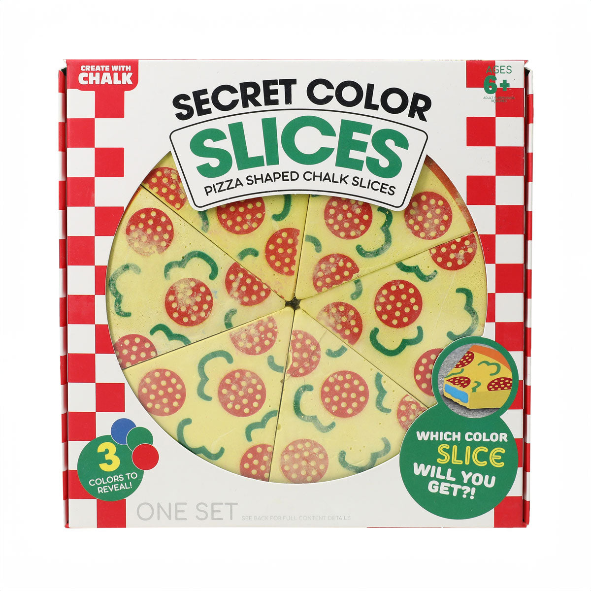 Juego de Gises en Forma de Pizza