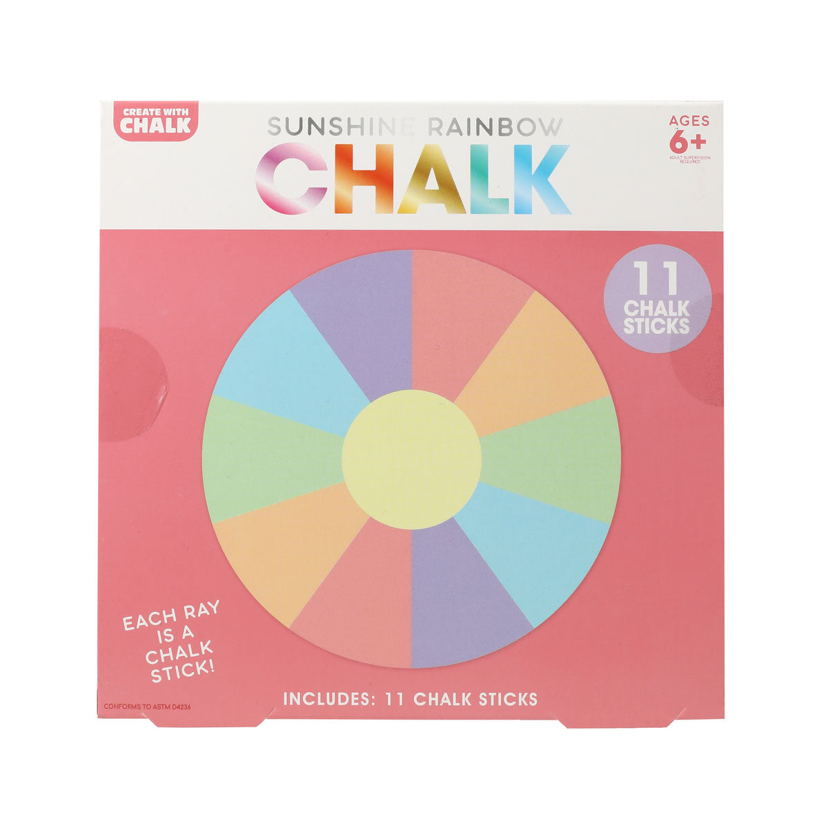 Juego de Gises Pastel, 11 pzas