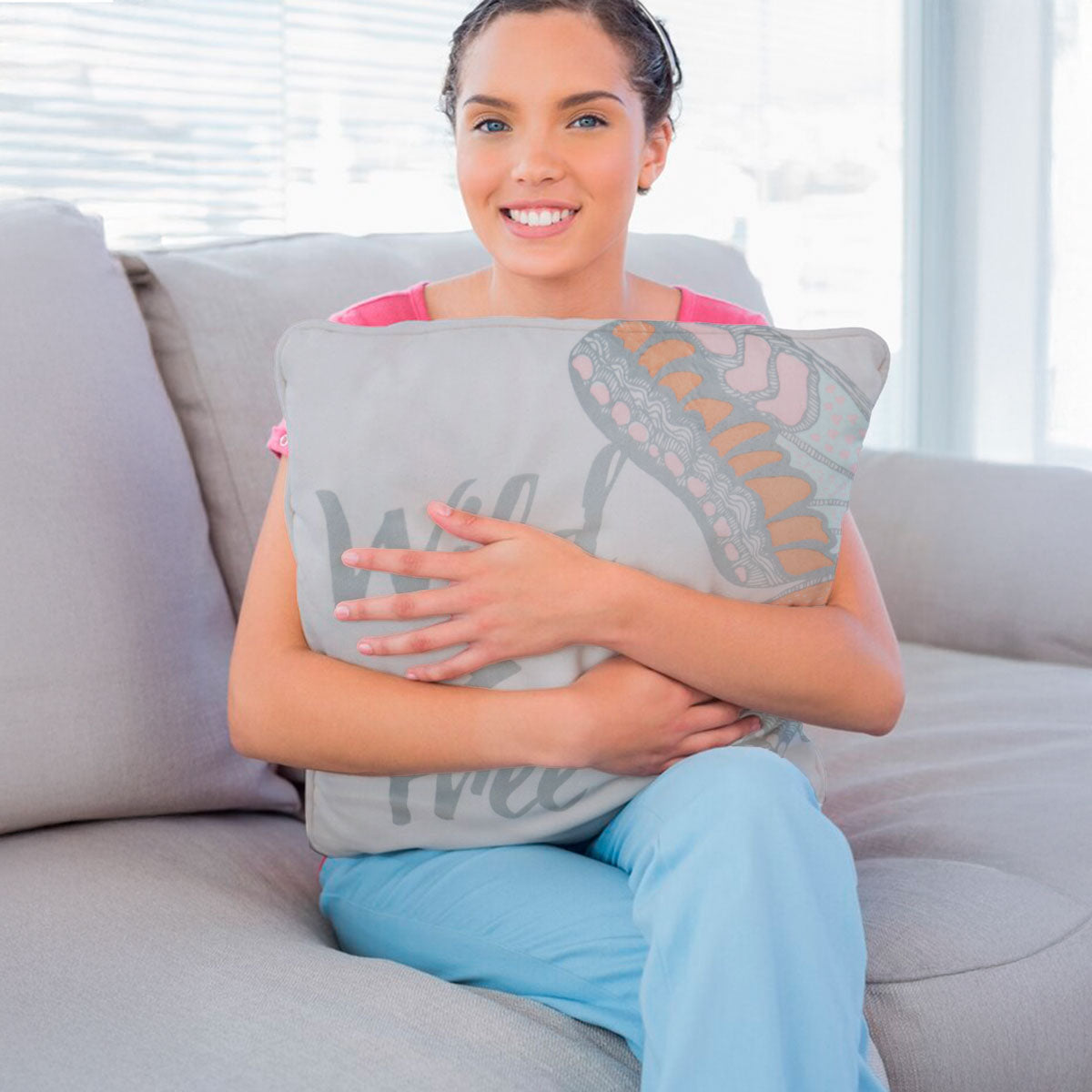 Almohada Decorativa, Wild & Free