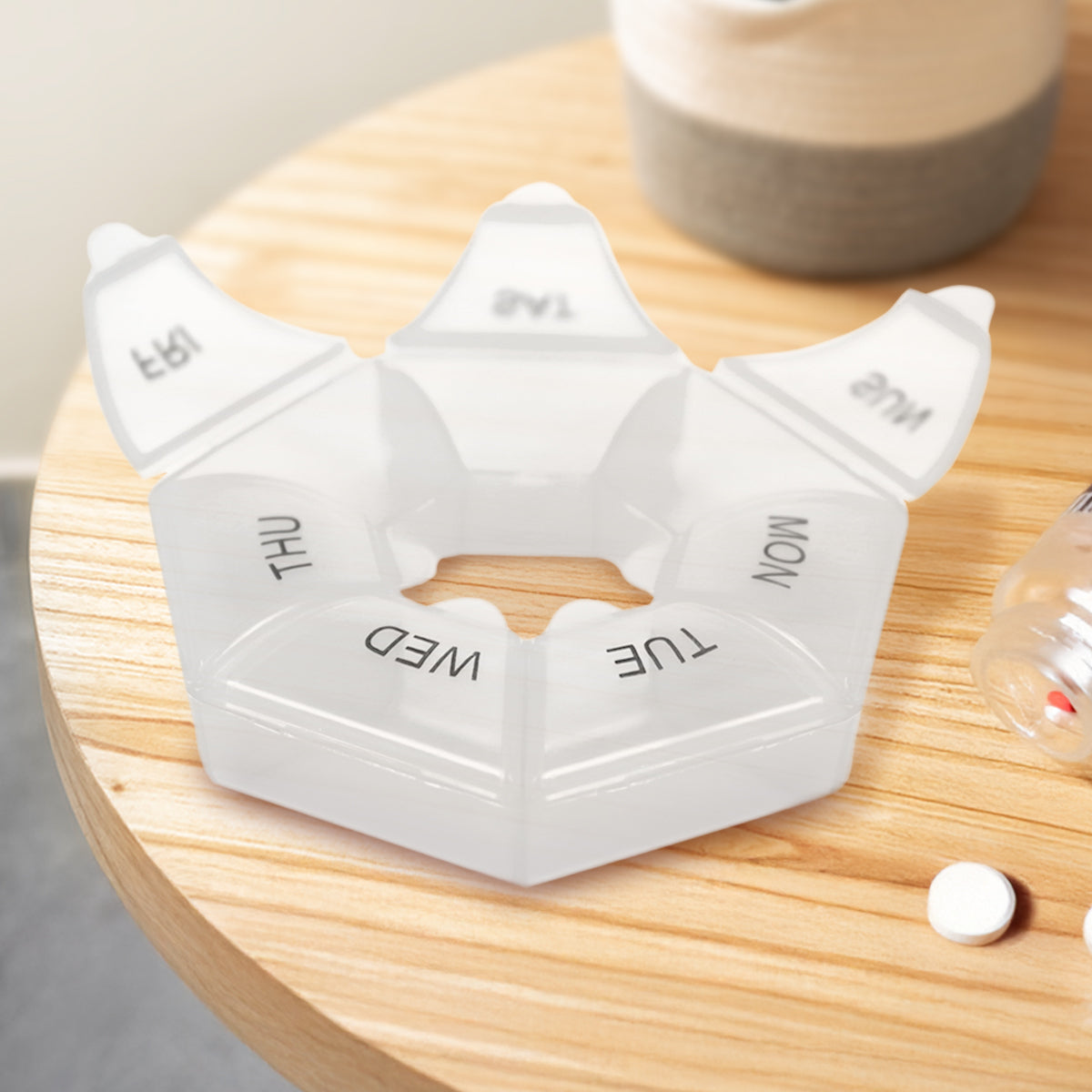 Pastillero Heptagonal