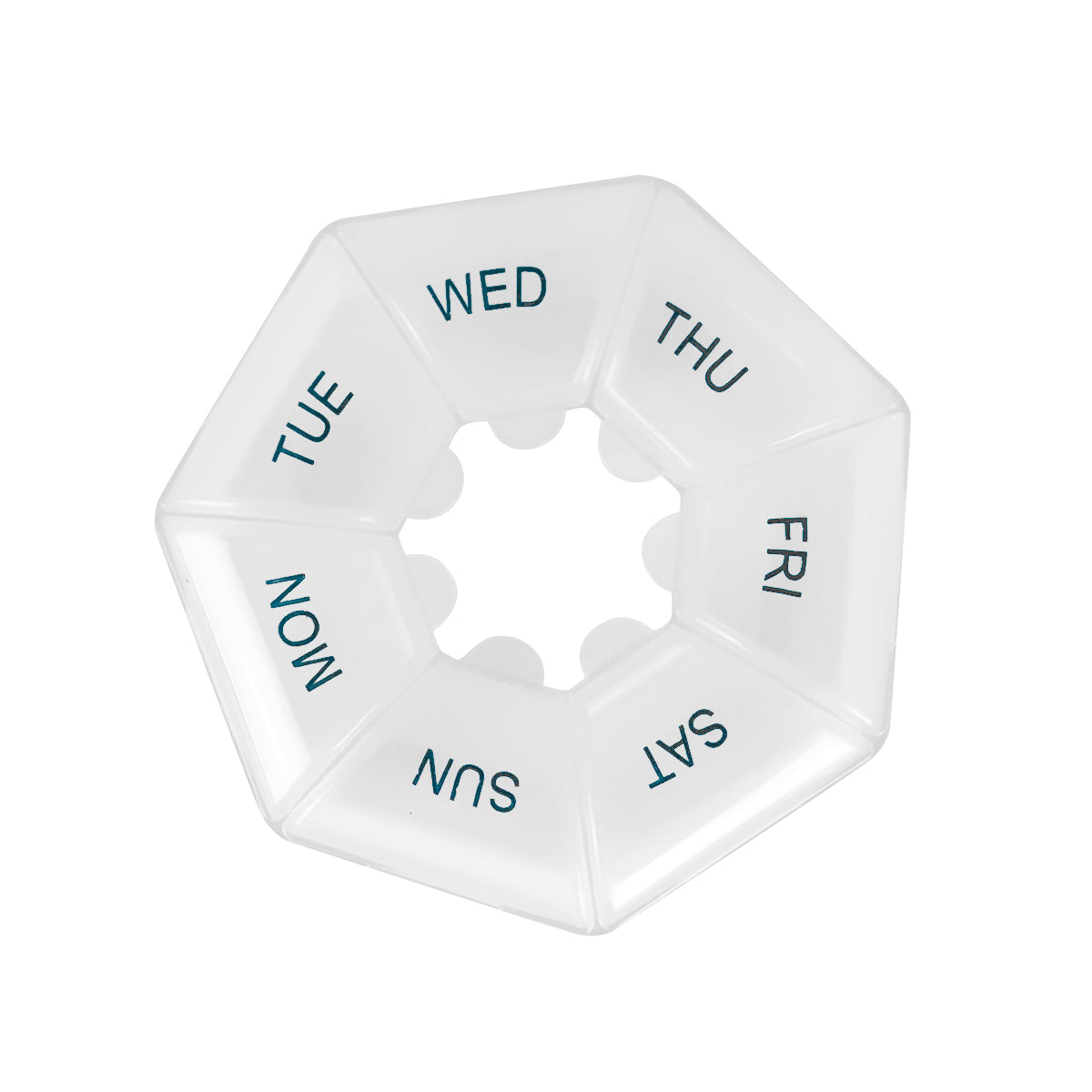 Pastillero Heptagonal