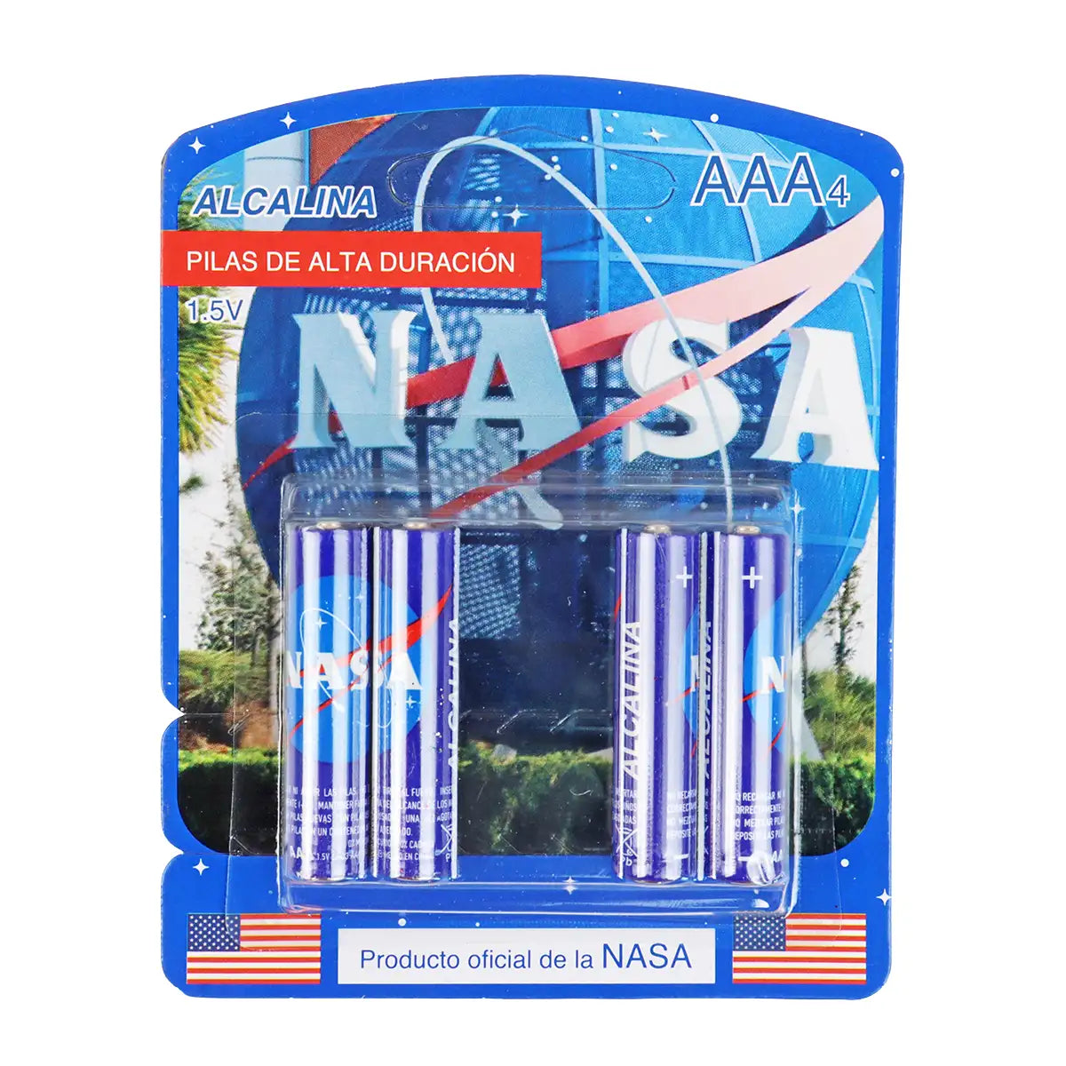 Pilas AAA Alcalina, NASA, 4 pzas
