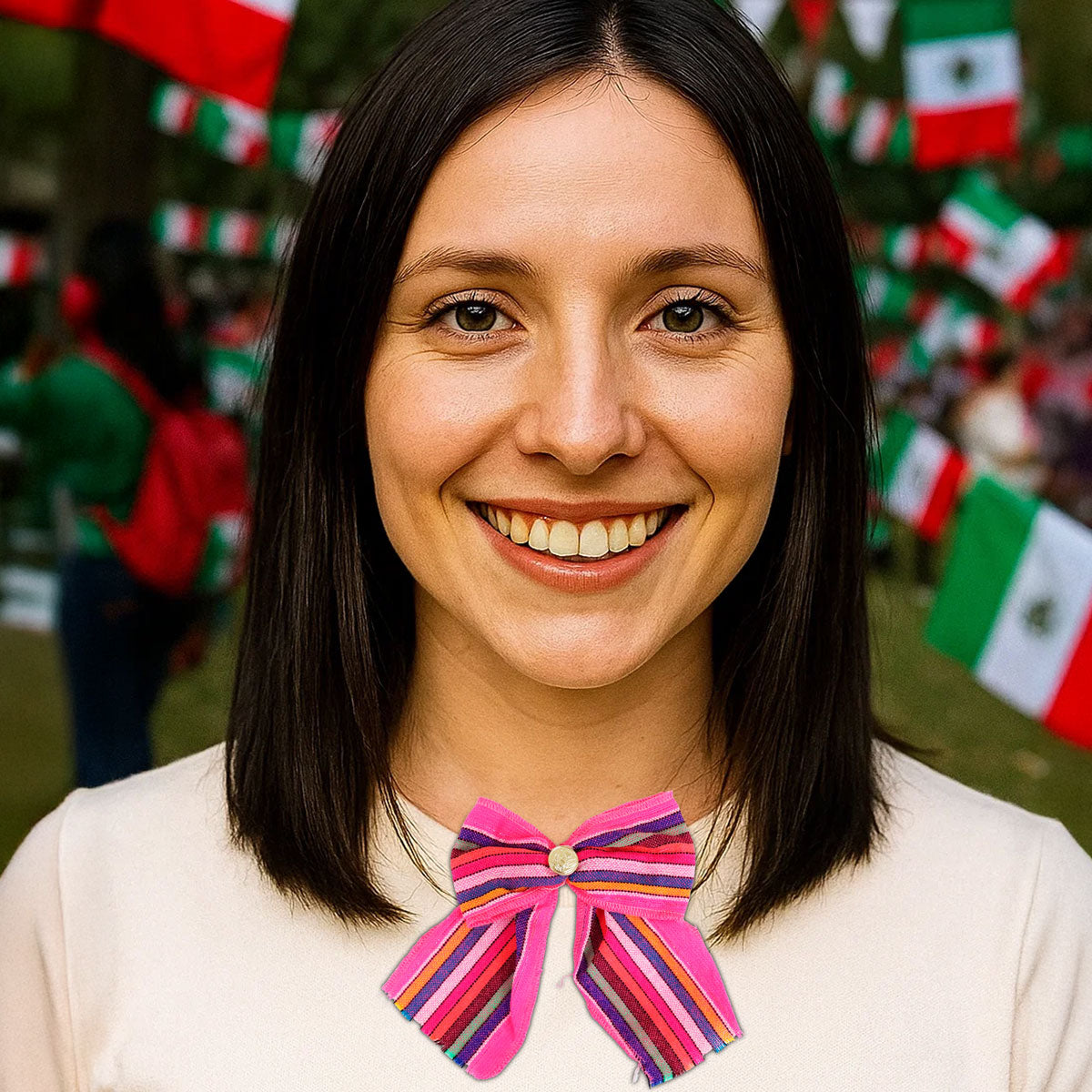 Corbatín, Color Rosa, Fiestas Patrias