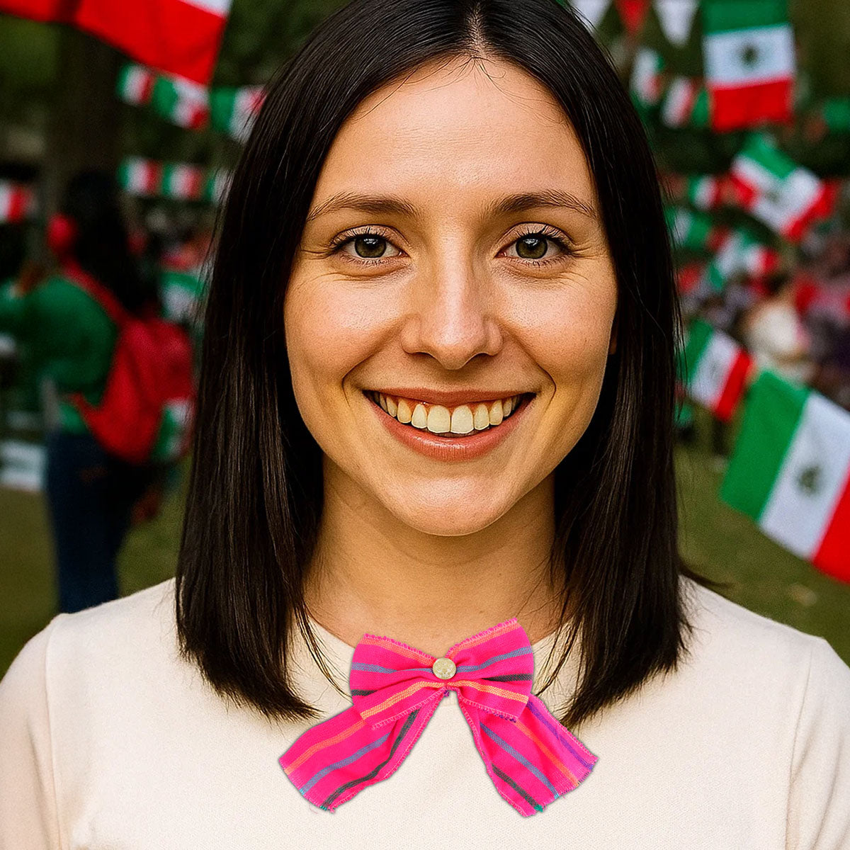 Corbatín, Color Fucsia, Fiestas Patrias