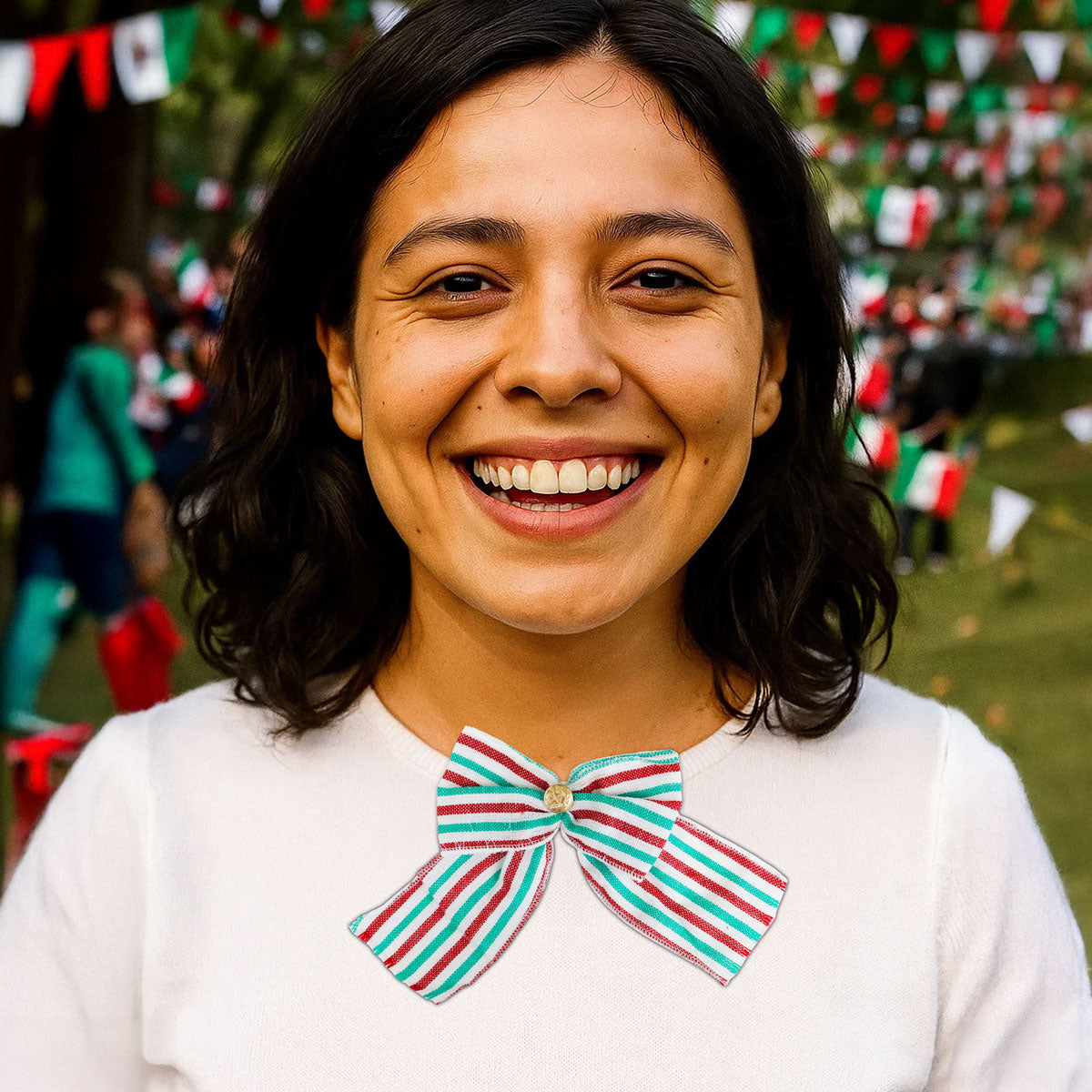 Corbatín, Fiestas Patrias, Tricolor