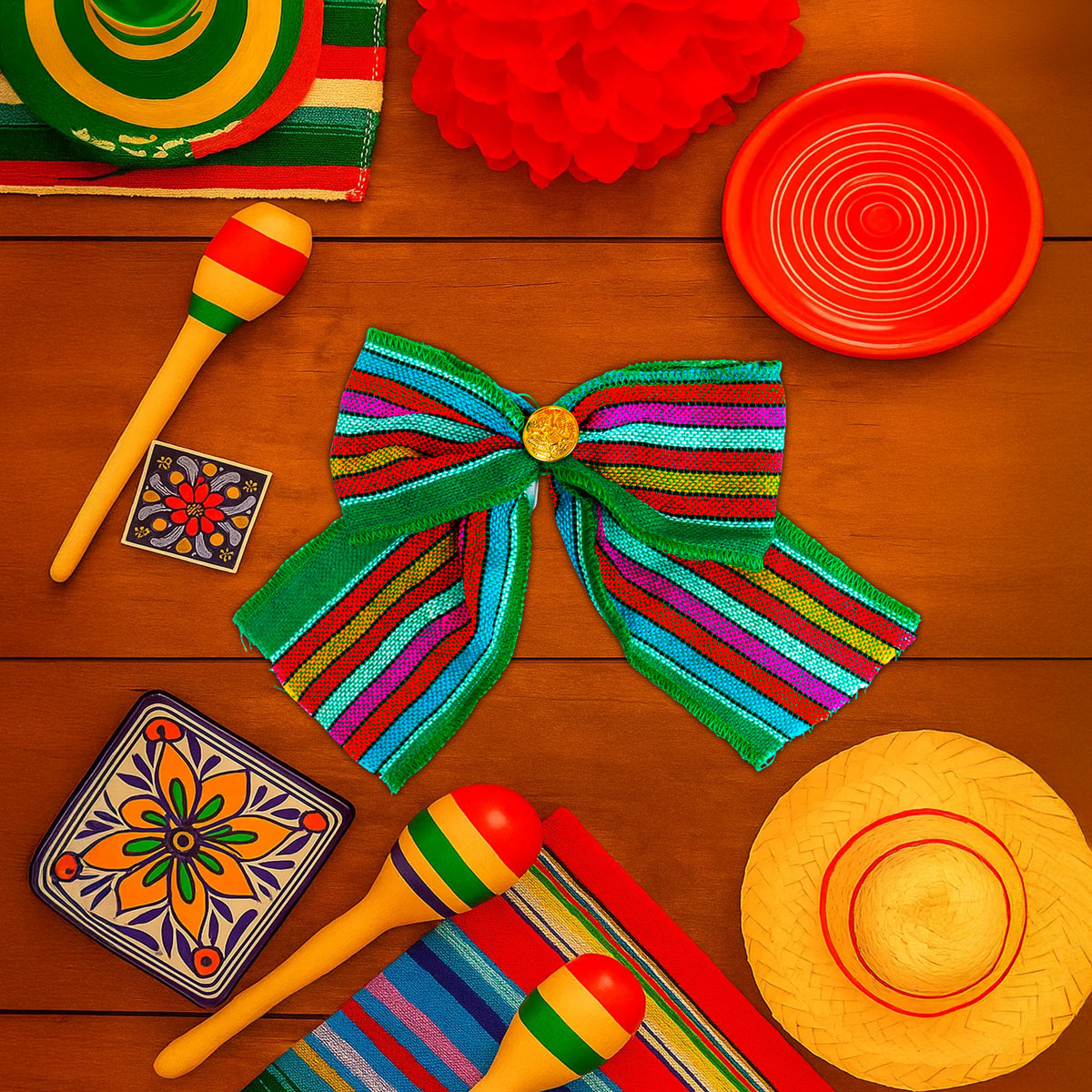 Corbatín, Color Verde, Fiestas Patrias