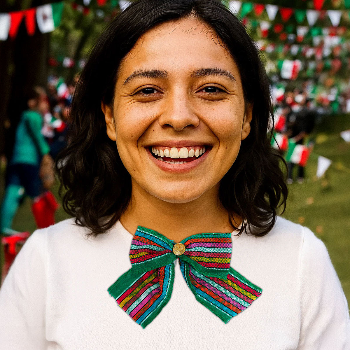 Corbatín, Color Verde, Fiestas Patrias