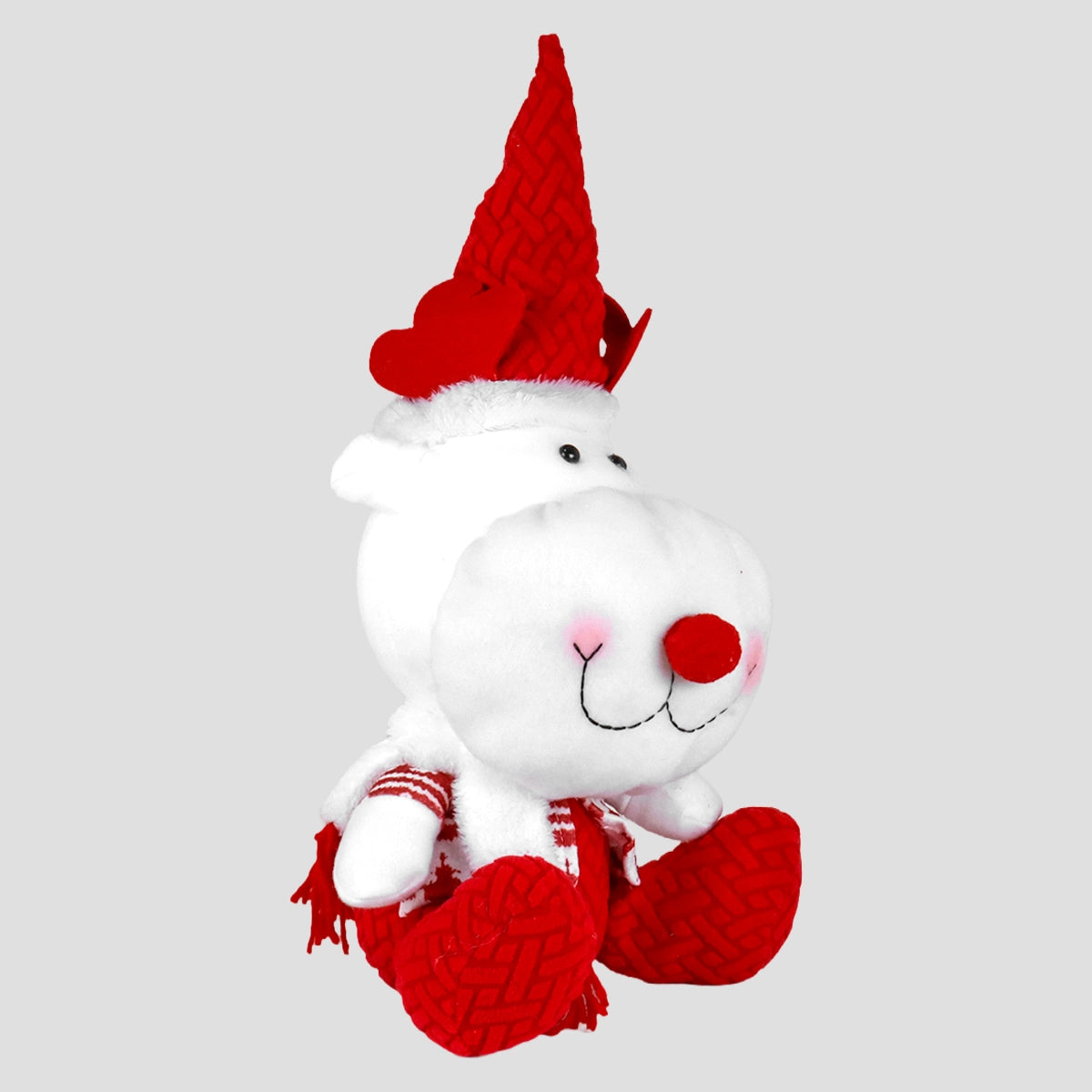 Reno de Peluche, 40 cm, Color Rojo