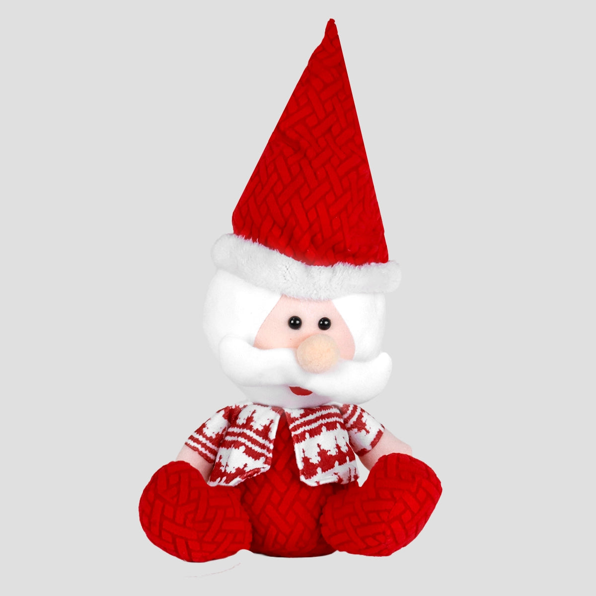 Santa Claus de Peluche, 40 cm, Color Rojo