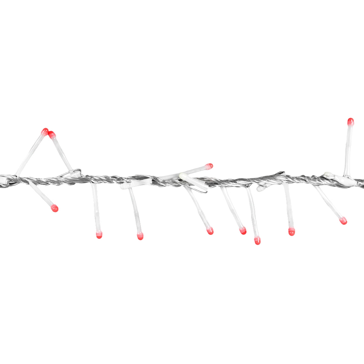 Serie de Luces LED Interconectables, Cable Transparente, 190 luces