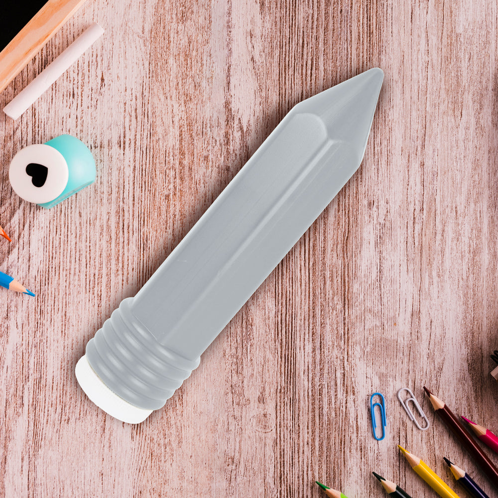Lapicera de Plástico, Diseño Lápiz, Color Gris