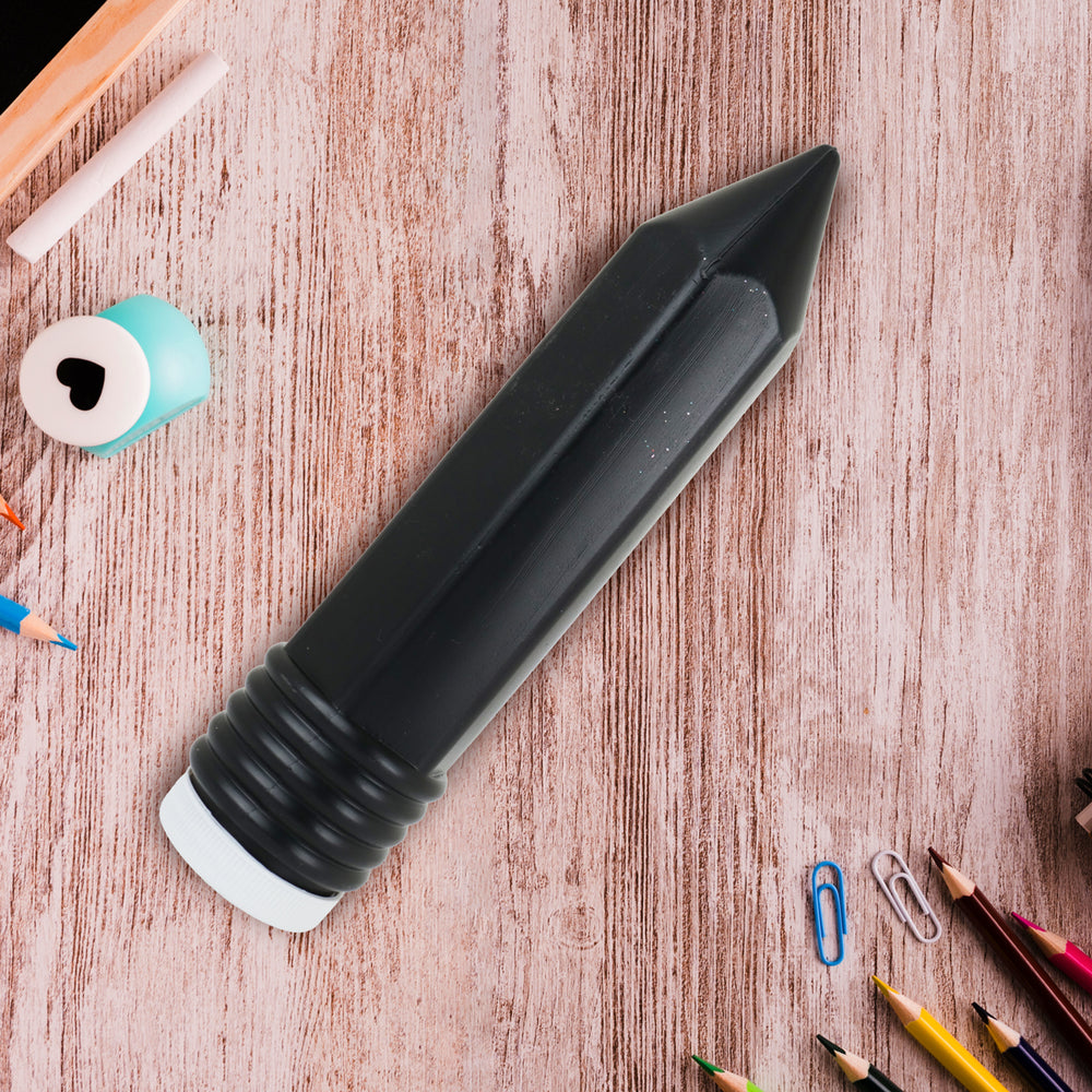 Lapicera de Plástico, Diseño Lápiz, Color Negro