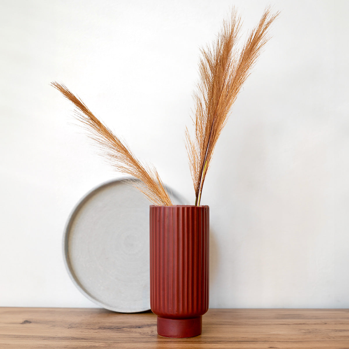 Vara de Follaje Artificial, Color Café, 70 cm