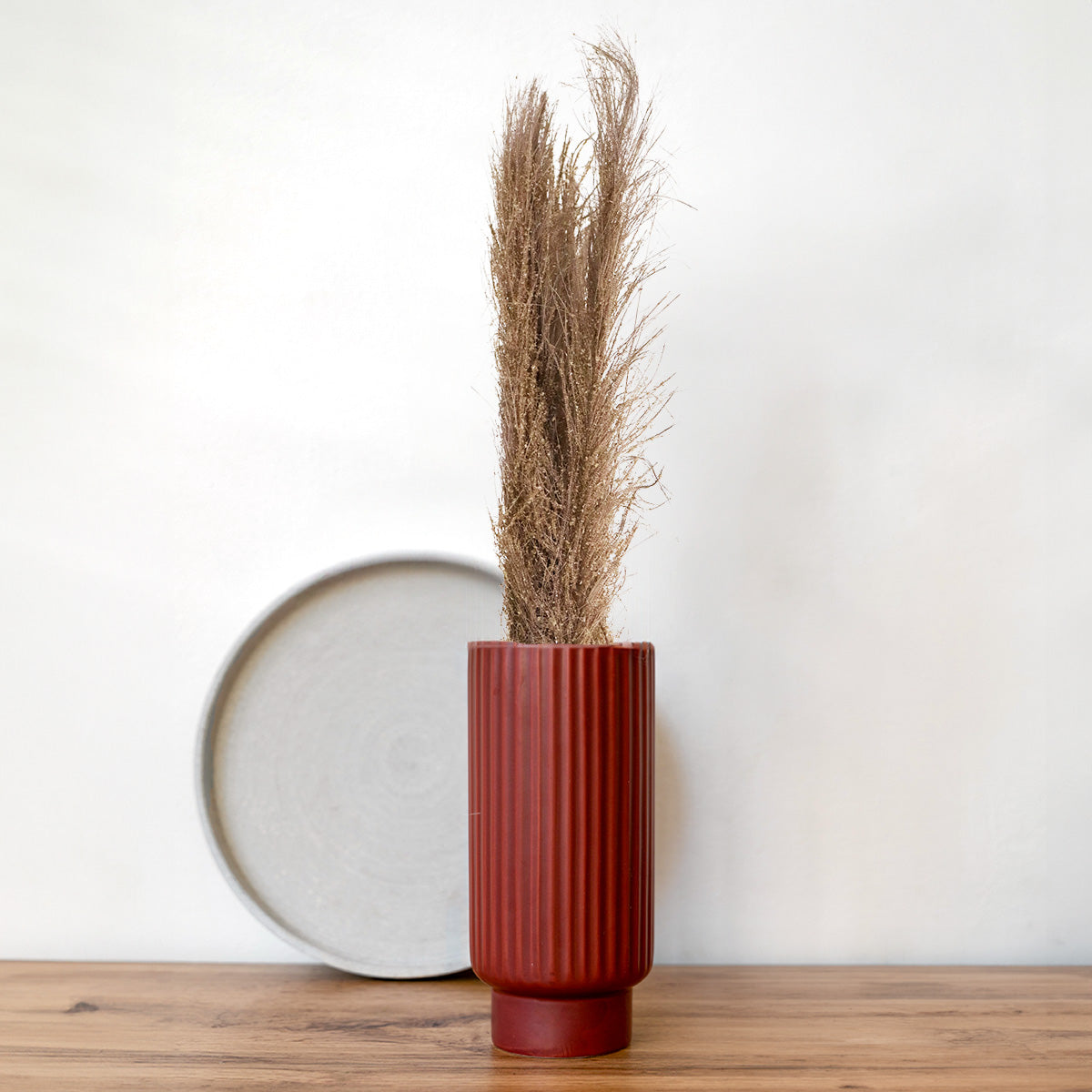 Vara de Follaje Artificial, Color Marrón, 70 cm