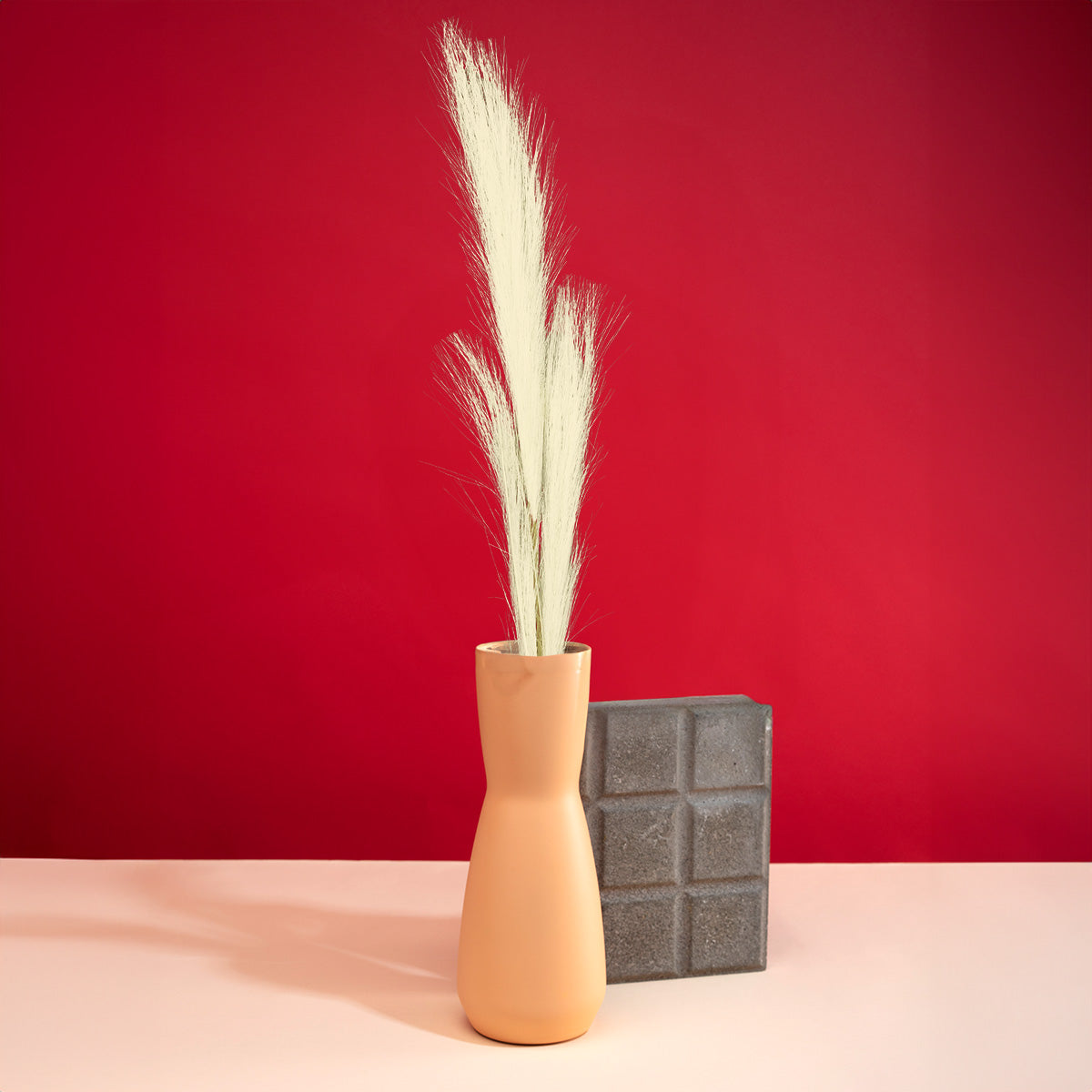 Vara de Follaje Artificial, Color Beige, 70 cm