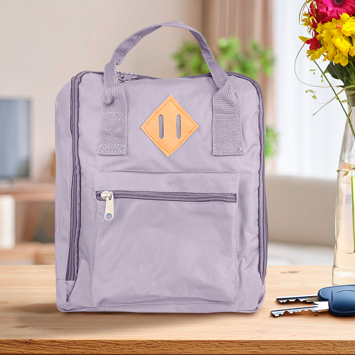 Mochila Pequeña, Color Morado