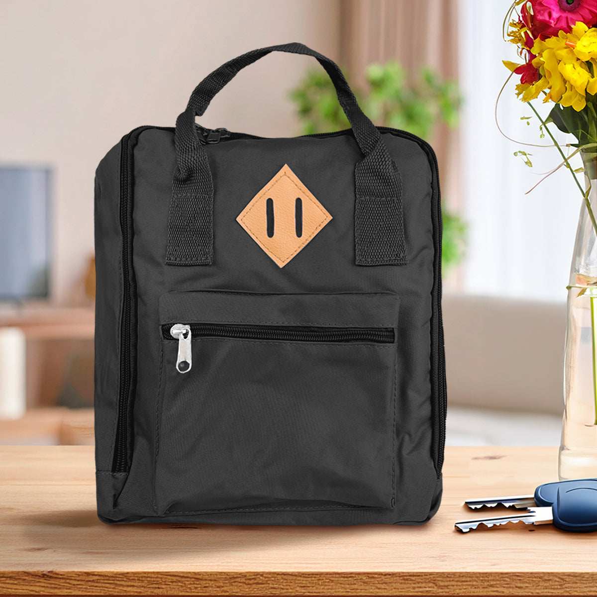 Mochila Pequeña, Color Negro