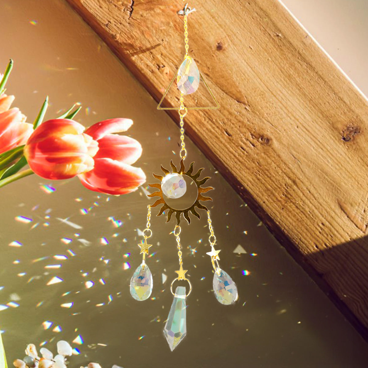 Atrapasol Decorativo de Cristal, Room2Room