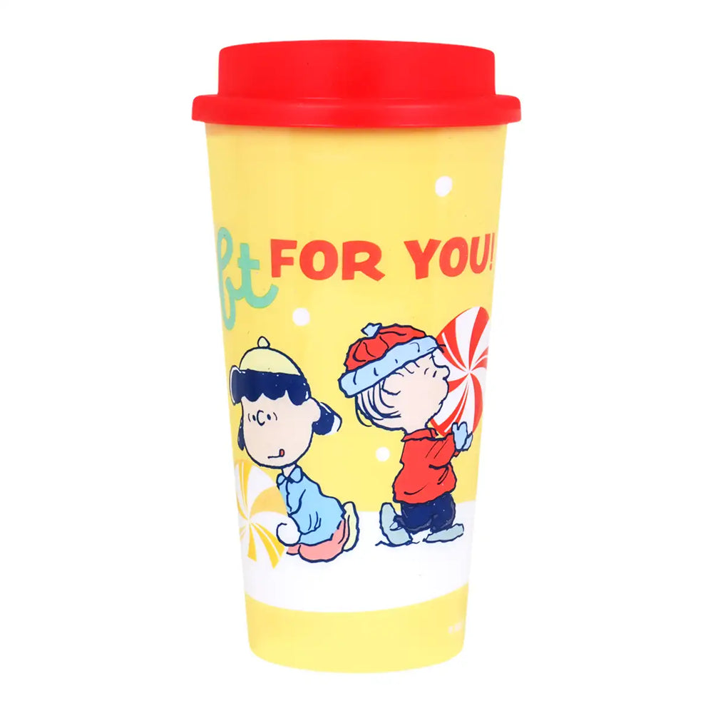 Termo, Diseño Navideño, Peanuts, 473 ml
